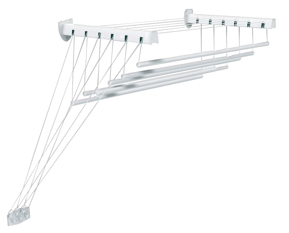 STENDIBIANCHERIA DA PARETE/SOFFITTO cm 140x46x70h - 8,4 mt di stenditura