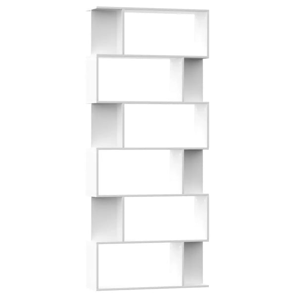 Divisorio-Paravento Bianco 80x24x192 cm in Legno Ingegnerizzato