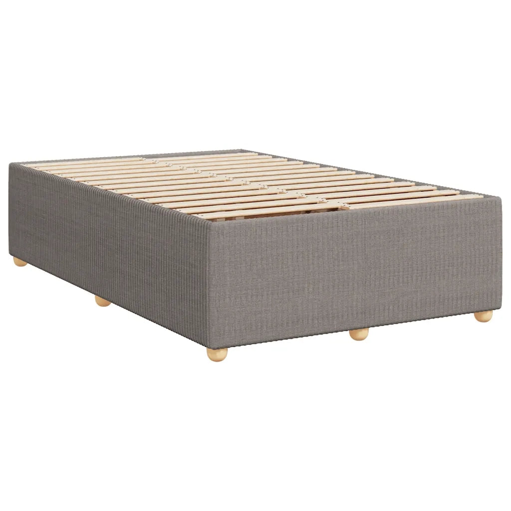 Giroletto a Molle con Materasso Tortora 120x200 cm in Tessuto 3289741