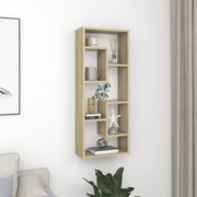 Scaffale a Parete Rovere Sonoma 36x16x90 cm Legno Multistrato 803014