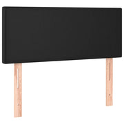 Testiera | Testata Nera 80x5x78/88 cm in Similpelle