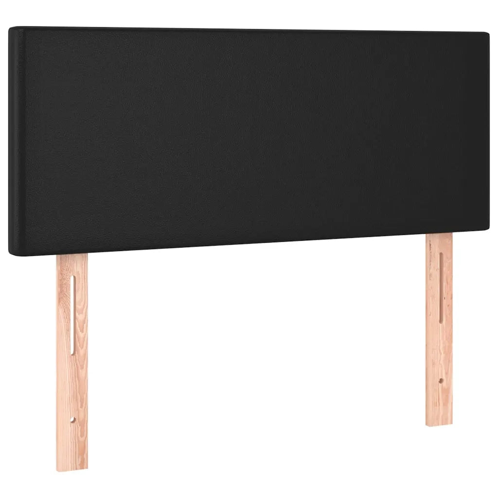 Testiera | Testata Nera 80x5x78/88 cm in Similpelle