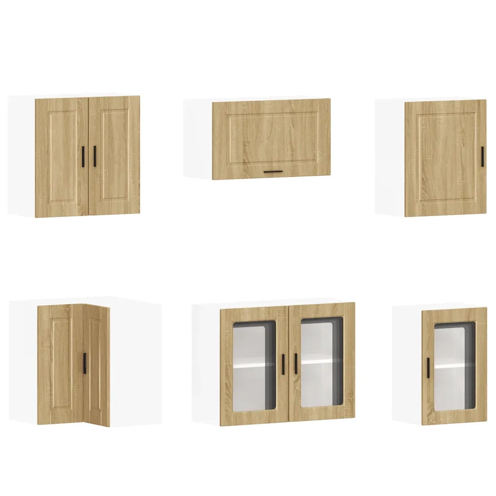 Set Mobili da Cucina 11 pz Porto Rovere Sonoma in Truciolato