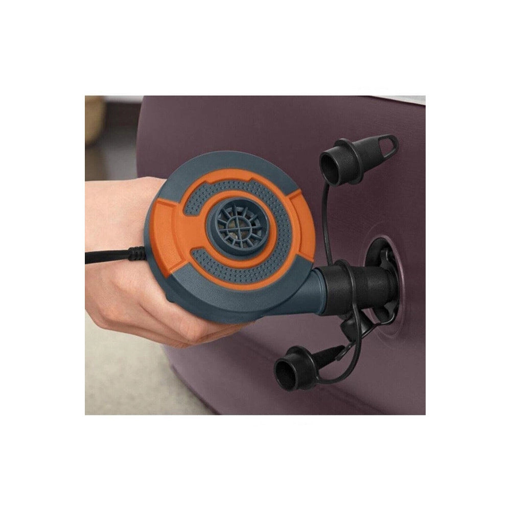 Trade Shop - Pompa Di Gonfiaggio Elettrica Powertouch A Corrente Alternata Ac Con Adattatori 62252 -