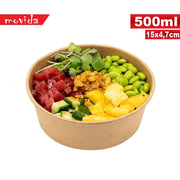 Set 25 Pezzi Coppette Insalatiere Take Away Monouso 500 ml 15 x 5 cm