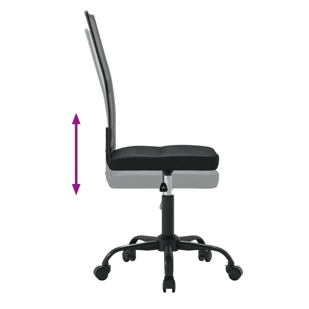 Sedia da ufficio/sedia da studio/poltrona/sedia per computer in tessuto a rete nera 02_0024045