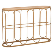 Tiznit, Consolle un Ripiano, 110x32x77h cm Marrone