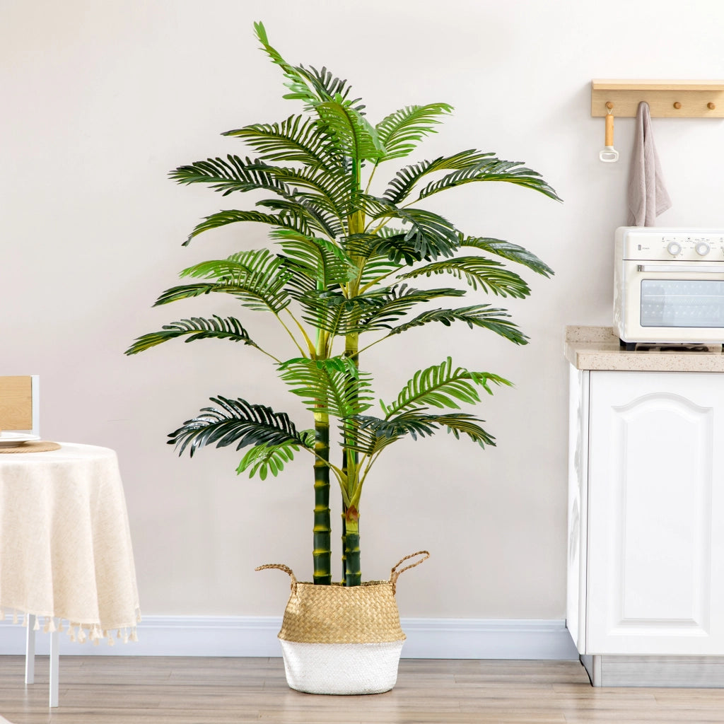 Albero Artificiale Areca Palmier ¨C zephmum ¨C Verde Plastica 190 cm