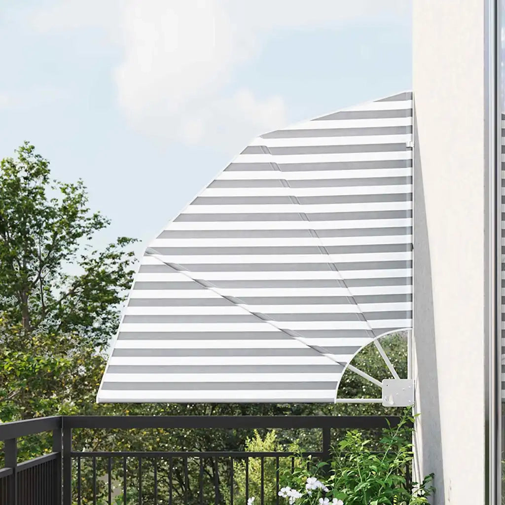 Schermo di Privacy per Balcone Antracite e Bianco 115 x 115 cm 42000913