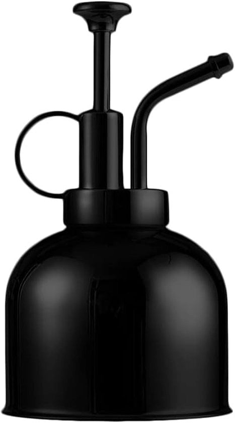 Giocattolo per piante - Doccia metallica per interni - 300 ml - Nero - Acciaio inossidabile
