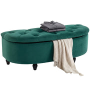 Poltrona a dondolo reclinabile con poggiapiedi ¨C zephmum ¨C Tessuto grigio scuro, 120x46x42 cm
