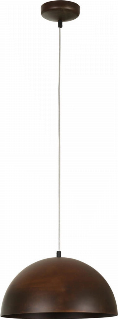 Lampada a sospensione Nowodvorski Hemisphere ruggine Ø34 cm