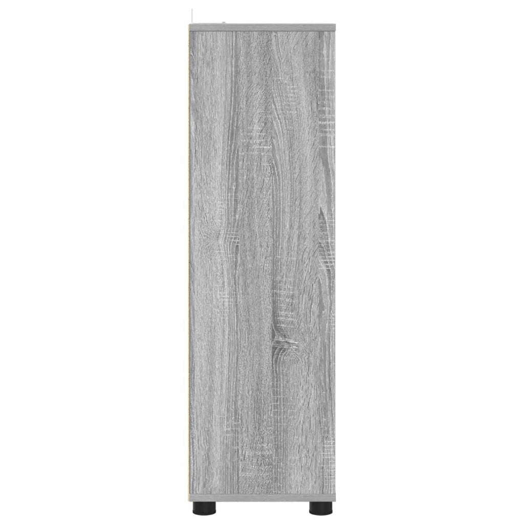 Mobile da Bagno con cassetto Grigio Sonoma 30,5 x 30 x 101 cm 888743