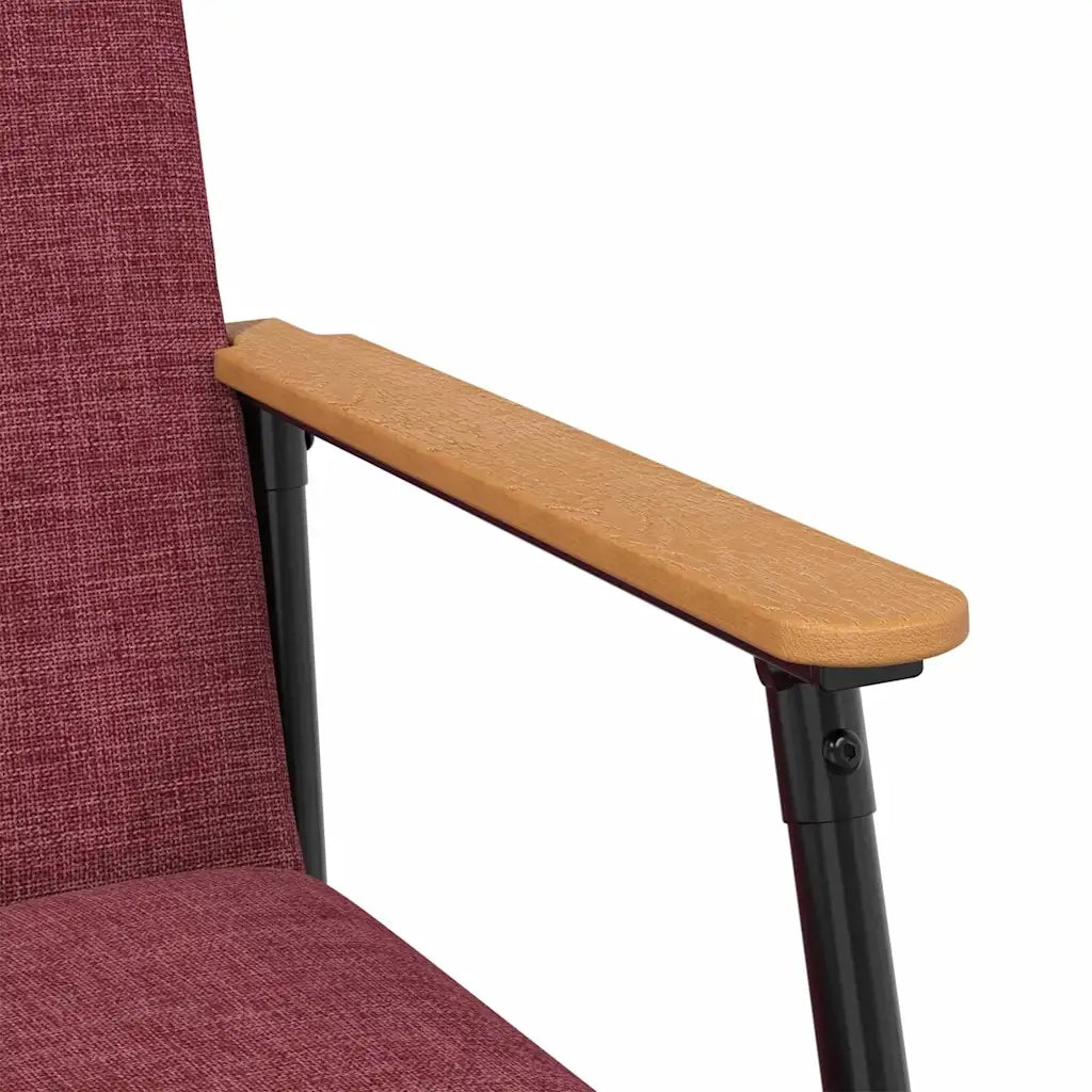 poltrona Rosso Vino Tessuto