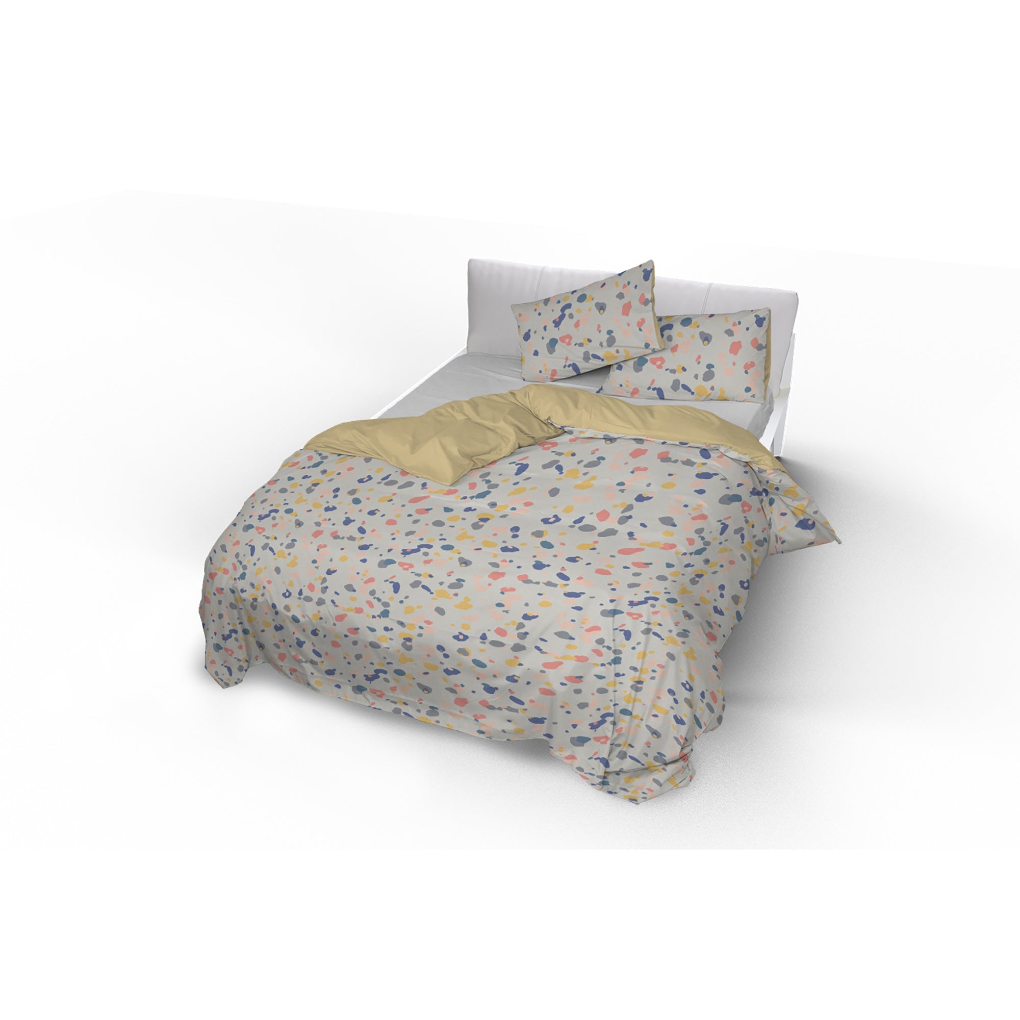 Copripiumino Singolo Double Face con Federe Stampato Background