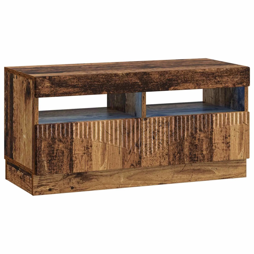 Mobile TV LED a 5 pezzi Legno antico Legno ingegnerizzato 3416850