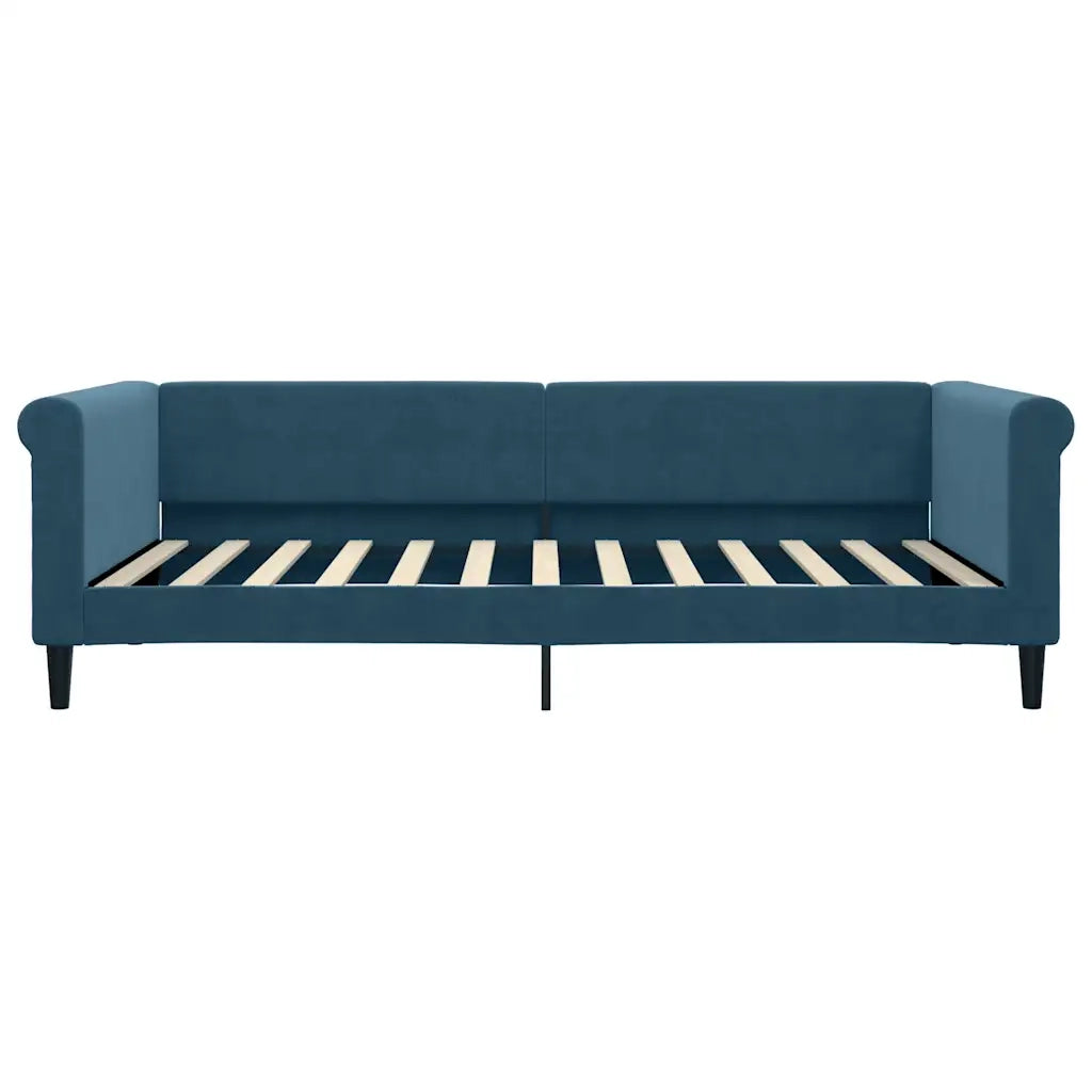 vidaXL Divano Letto con Letto Estraibile Blu 100x200 cm in Velluto