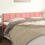 Testiera Rosa 180x5x78/88 cm in Velluto 346087