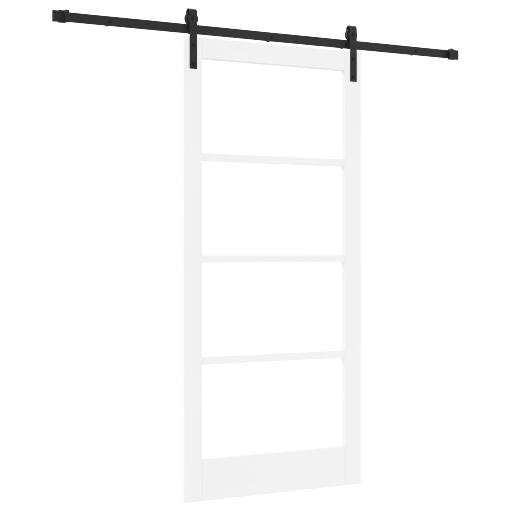 Porta Scorrevole  con Kit di Ferramenta 'ORKDAL'Bianca 93x202 cm