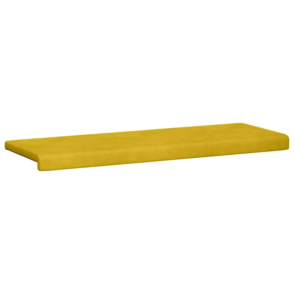 Cuscino per panchina Velluto (V) Giallo Profondità 35 cm 42043336