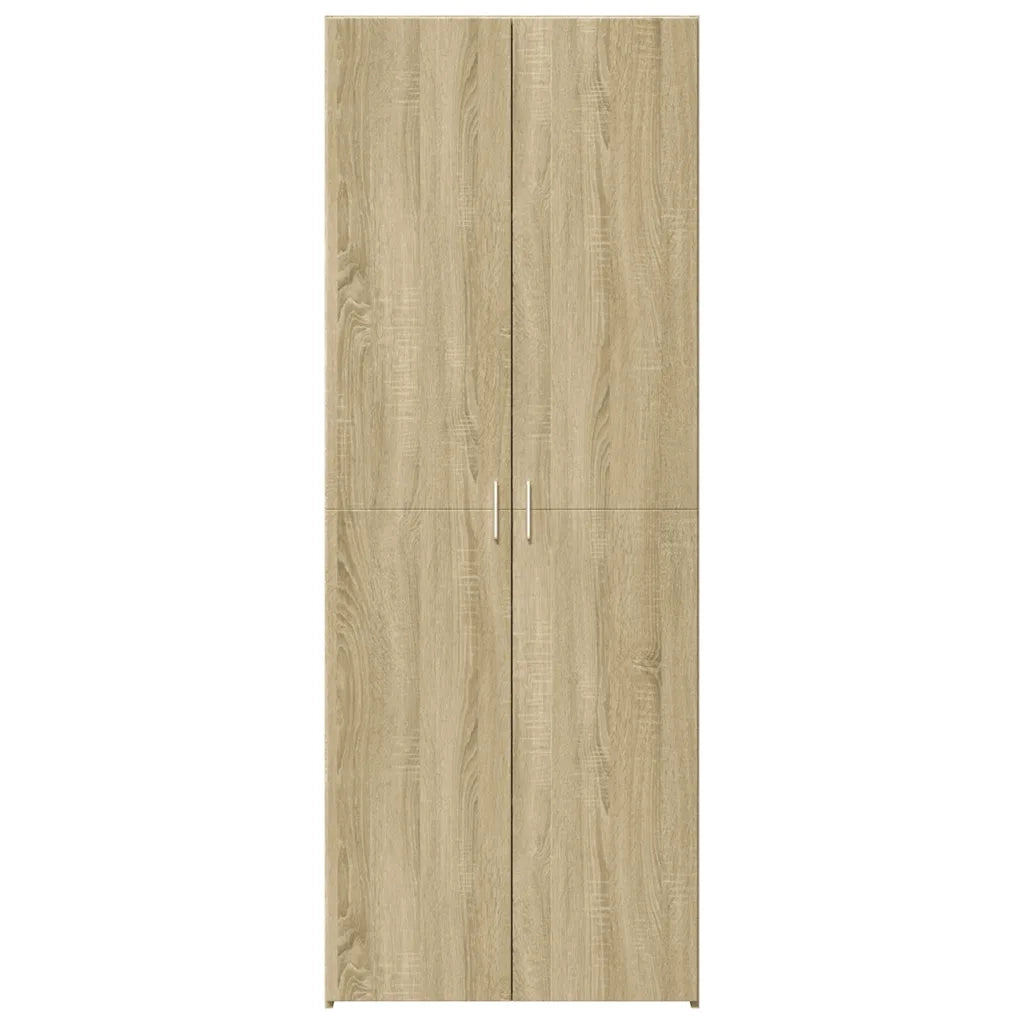 Credenza Rovere Sonoma 70x42,5x185 cm in Legno Ingegnerizzato 3281422