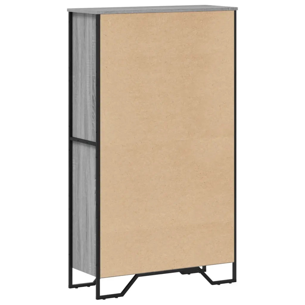 Libreria Grigio Sonoma 80x31x137,5 cm in Legno Multistrato 848632