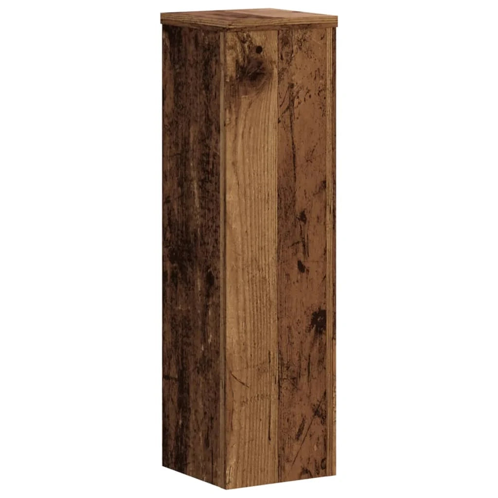 Portavasi mobili per fiori set da 2 legno di recupero legno ingegnerizzato marrone 02_0045374
