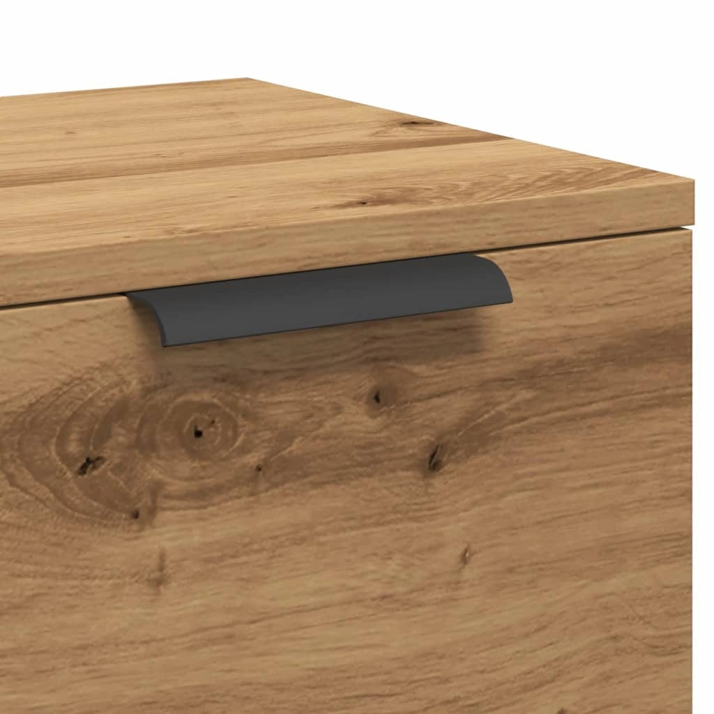 Buffet credenza cassettiera armadio mobile contenitore organizer cucina soggiorno salotto fatto a mano 60 x 30 x 70 cm legno ingegnerizzato marrone 02_0030813