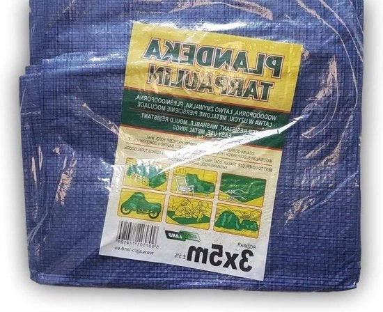 Tenda da terra 3x5 met anelli metallici - impermeabile e leggero per esterno, escursioni, campeggio