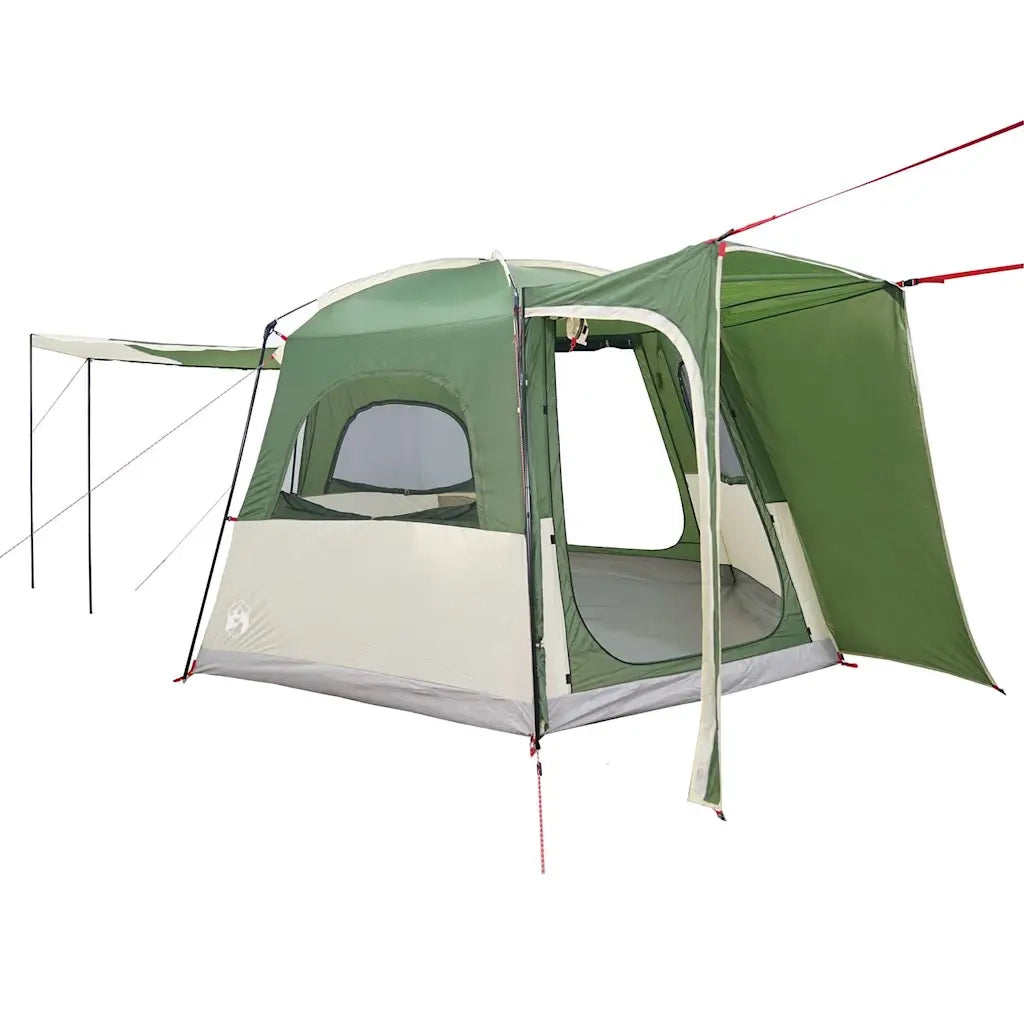 Tenda da Campeggio per Auto per 4 Persone-Tenda per Famiglie Verde Impermeabile 592166