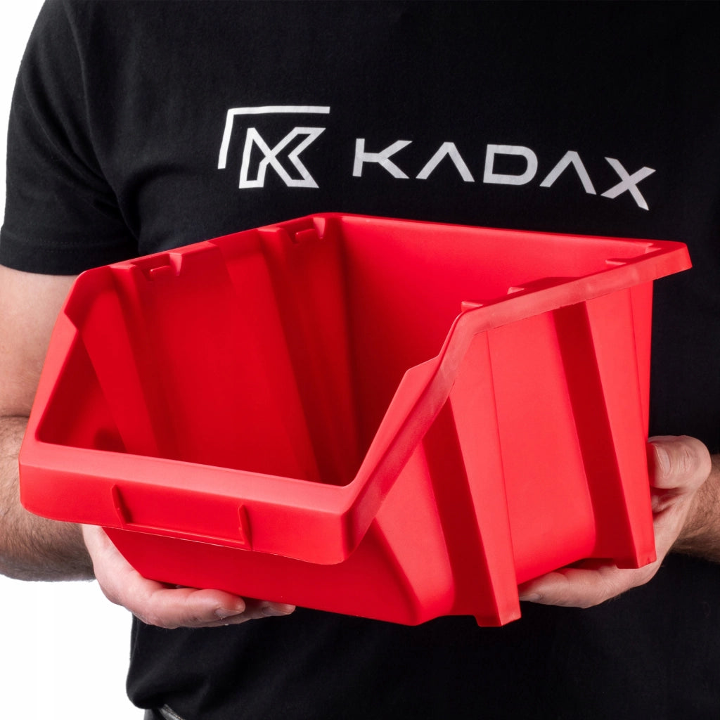 Vassoio organizer in plastica KADAX per officina, dimensioni 272x238x160 mm