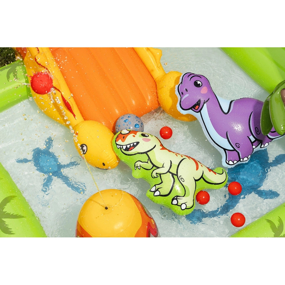 Trade Shop - Centro Parco Giochi Acquatico A Forma Di Vulcano Gonfiabile Piscina 262x188x102cm 53172 -