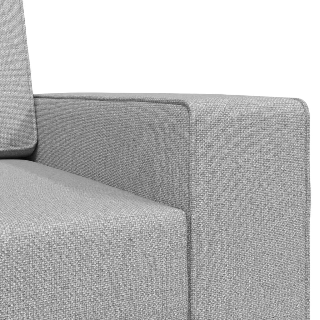 Divano letto Grigio Nuvola 245 x 78 x 77 cm Tessuto 4106724