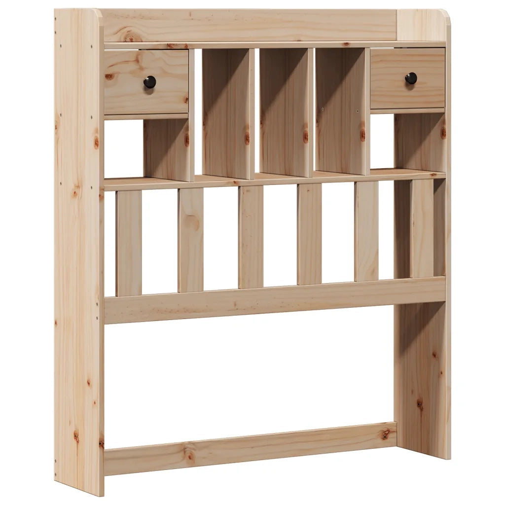 Letto Libreria senza Materasso 100x200 cm in Legno di Pino 3323953