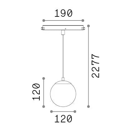 Sistema Lineare Ego 1 Luce Led Integrato Bianco 10W