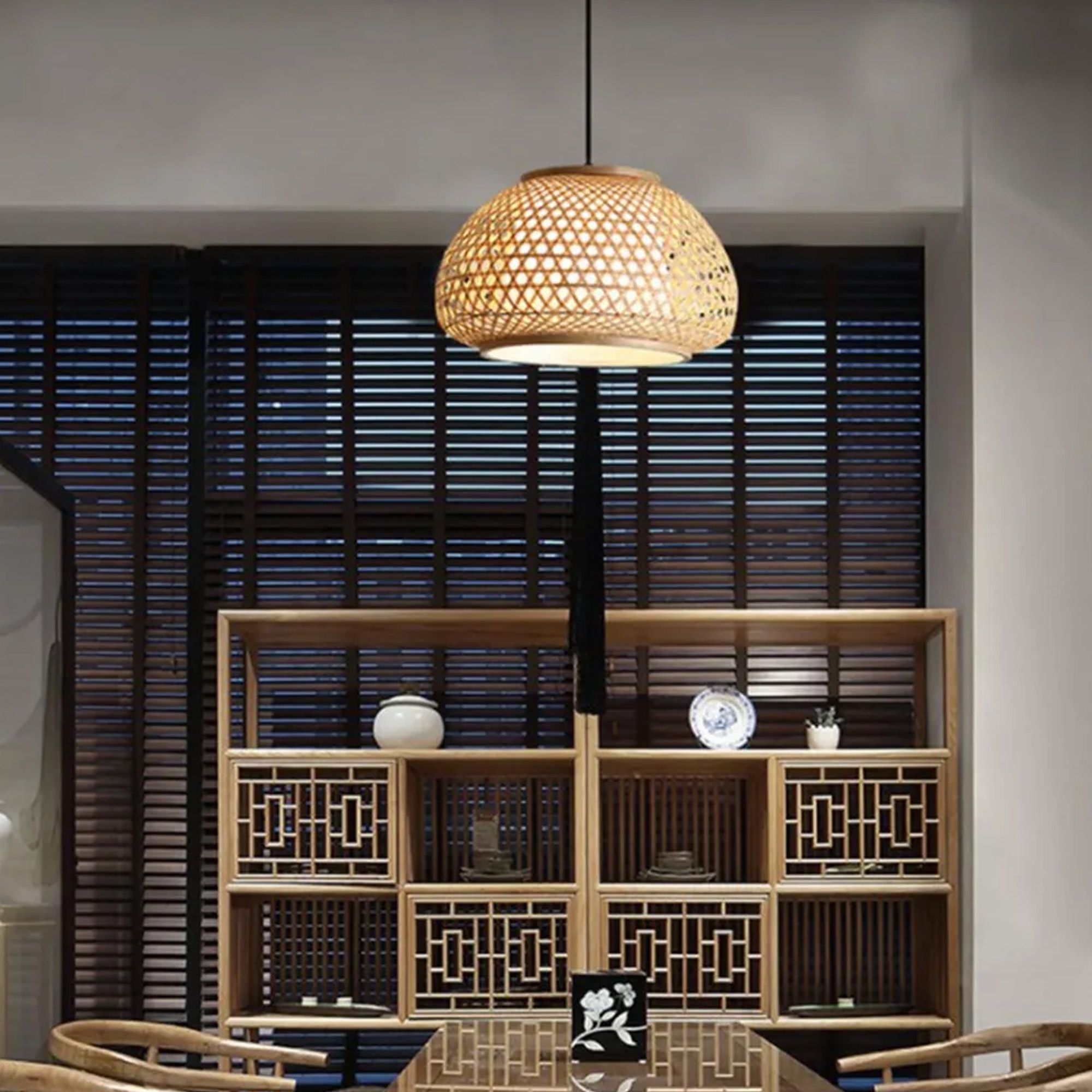 Lampada Da Soffitto Bamboo APP1648-1CP