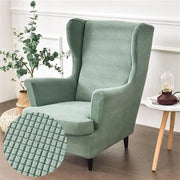 Hoes per Fauteuil Premium - 2-Delige Stretch Hoes per Protezione di Divano - Flanella per Bancali - Protezione per Divani - Hoes per Protezione di Divano per Soggiorno e Camera da Letto