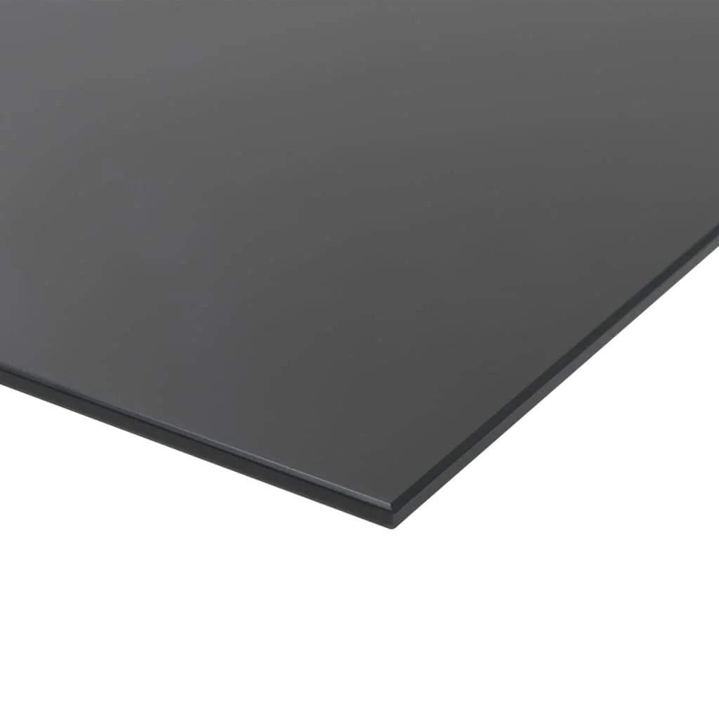 Lavagna magnetica pannello di scrittura scuola casa ufficio vetro da parete 60 x 60 cm nero 02_0045512