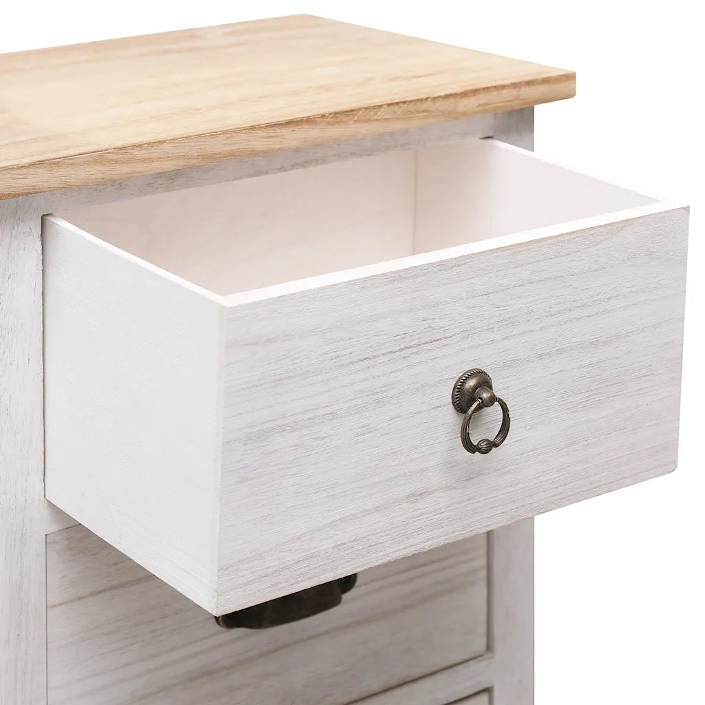 Mobiletto 35x25x87 cm in Legno di Paulownia