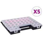 Scatole portaminuterie 5 pz 385 x 283 x 50 mm Plastica 02_0003229