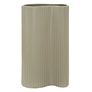 Vaso Decorativo VKH1017, Bianco, Metallo, 21x12x36 cm