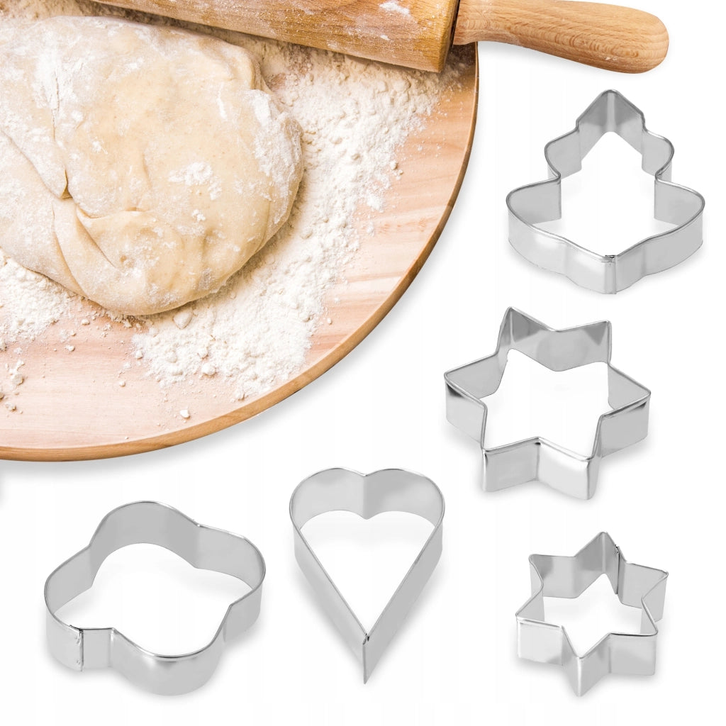 Set di 5 stampini per biscotti di pan di zenzero KADAX per Natale