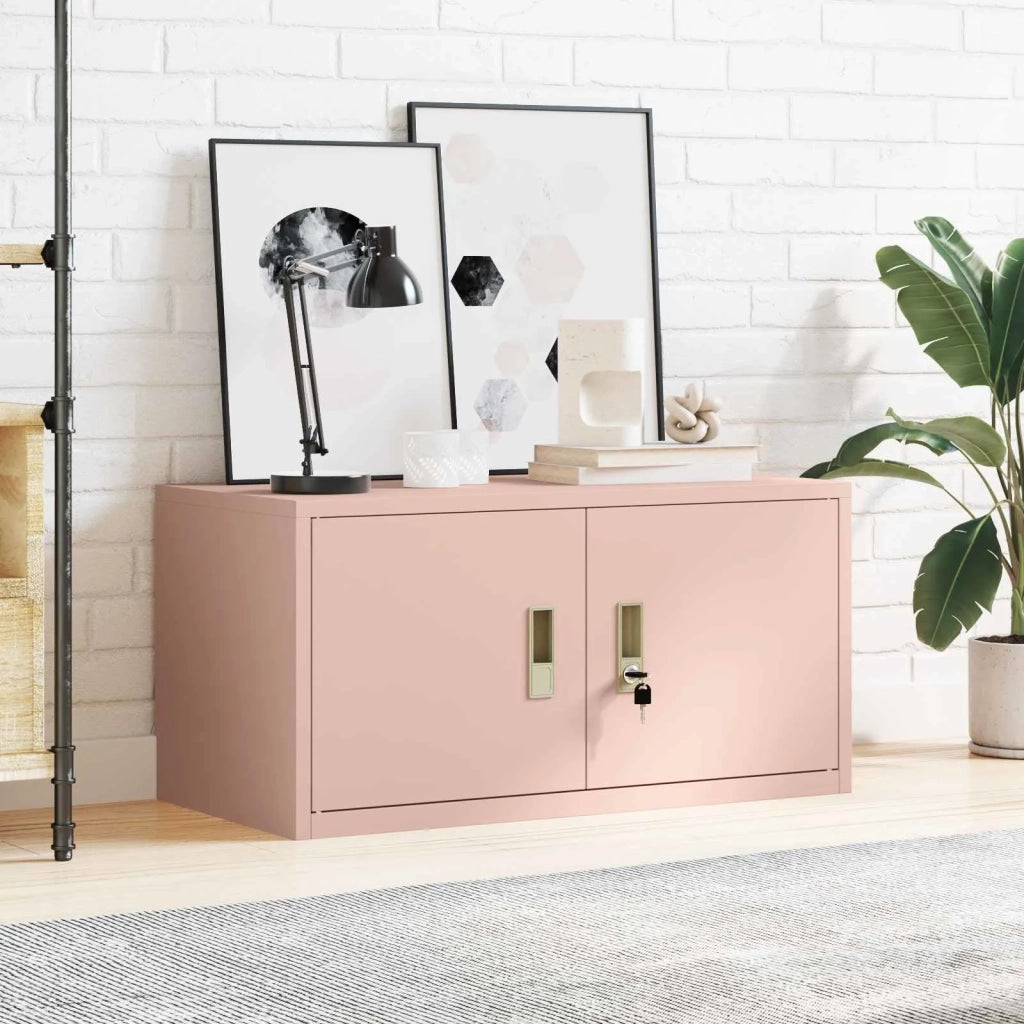 Armadio Rosa 80 x 40 x 40 cm Acciaio 891671