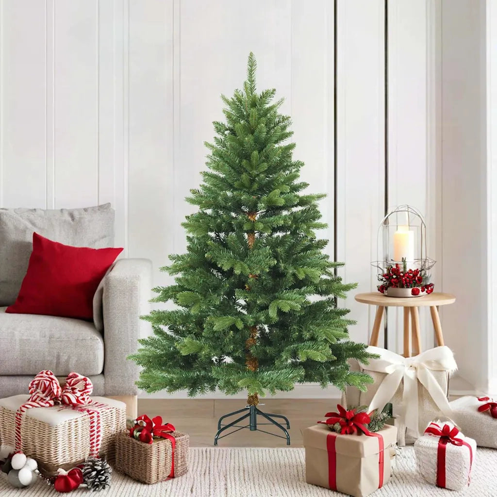 Albero di Natale | Decorazioni natalizie Artificiale con Rami Pieghevoli Verde 150 cm
