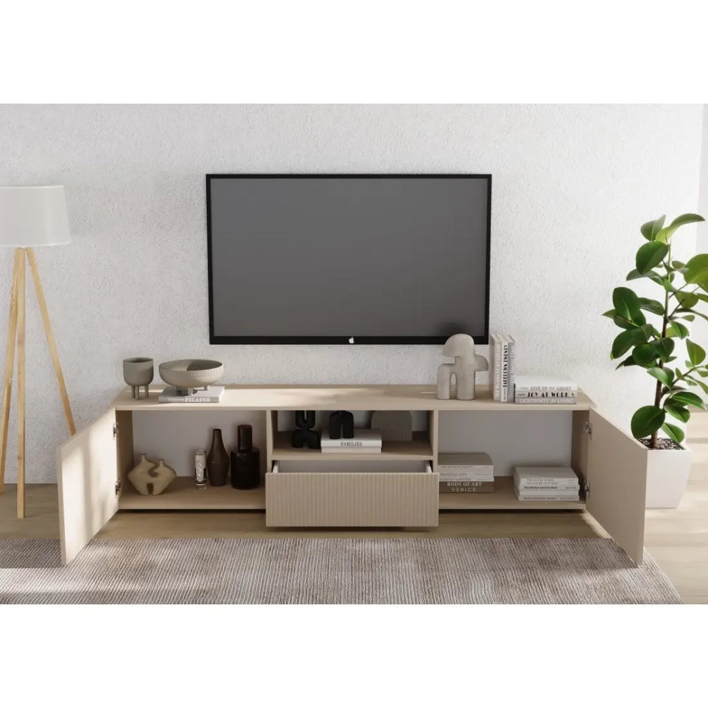 Mobile TV SCENA – L184 x H43 x P42 cm – Colore Cashmere