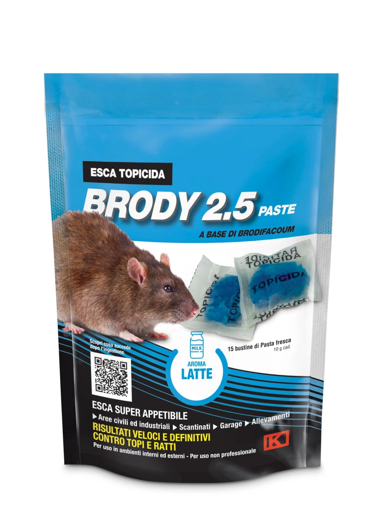 ESCA TOPICIDA FRESCA BRODY 2.5 150 G BLU LATTE- 1,0 pz
