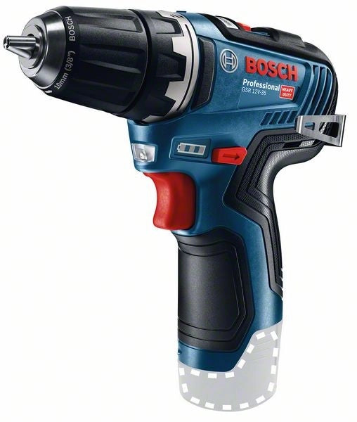 Avvitatore 35nm Bosch 12V 35nm di coppia con mandrino solo macchina GSR 12V-35