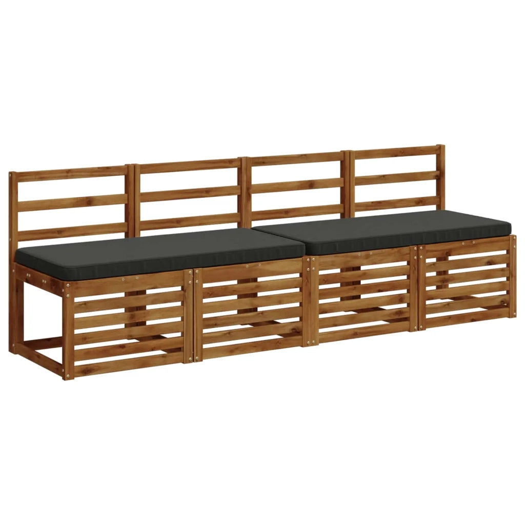 Cuscini per Panchina a 2 Pezzi VUGHT 2 pz 100% Poliestere 951831