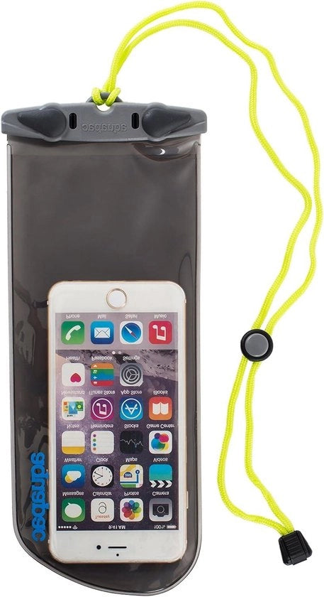 Borsa impermeabile medio con GPS blu trasparente - 235 x 118 x 1 cm - 1 litro