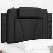 Cuscino Testiera-Cuscino per Testiera Viana Nero 80 cm in Similpelle